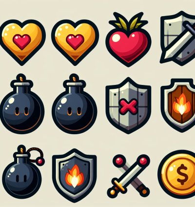 **Bombie: Премиум Набор Игровых Иконок**