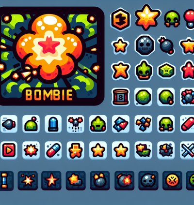 Комплект профессиональных игровых иконок Bombie: Стиль и качество