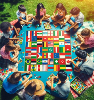 "Игровая Коллекция Флагов "Мировое Наследие""