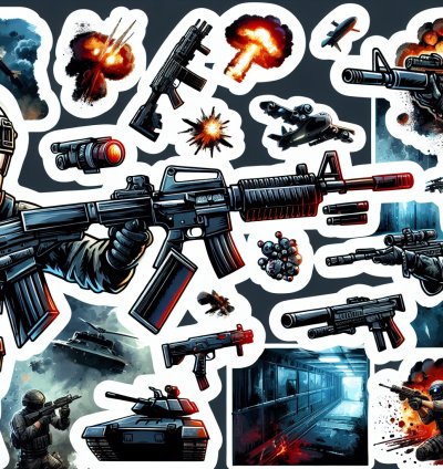 "Тактические Стикеры: Call of Duty – Коллекция Элитных Боев"