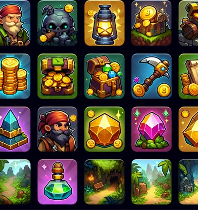 Набор игровых иконок Bombie Premium