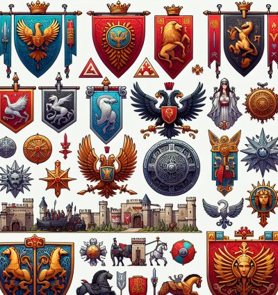 "Щит Веков: Геральдические Символы для Стратегий"