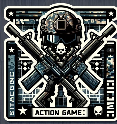 "Стикер-комплект 'Тактический Прорыв': отряд Call of Duty"