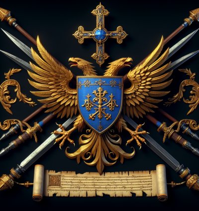 "Геральдический набор 'Век Империй': Секреты Щитов и Эмблем"